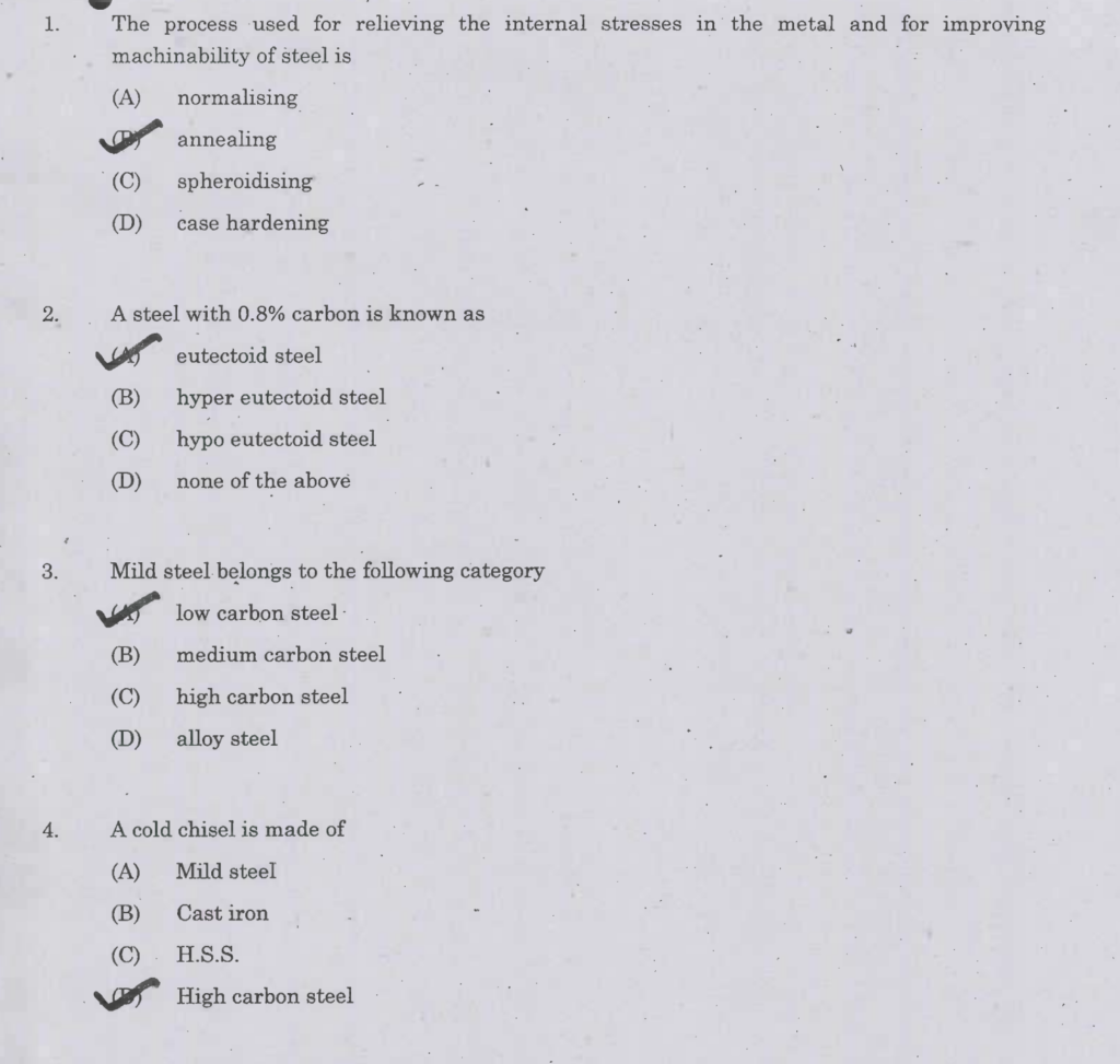 TNPSC MVI Previous Years Question Paper 